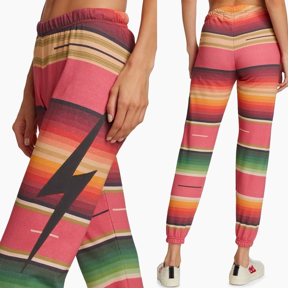 Aviator Nation Serape Bolt Stitch Sweatpants - Picture 3 of 10